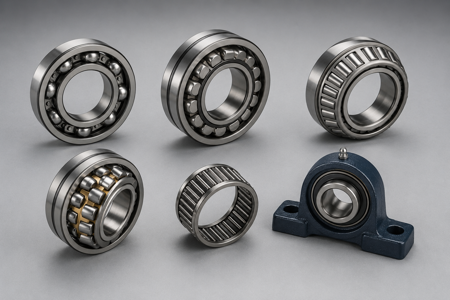 A family of ball, roller, needle and mounted bearings