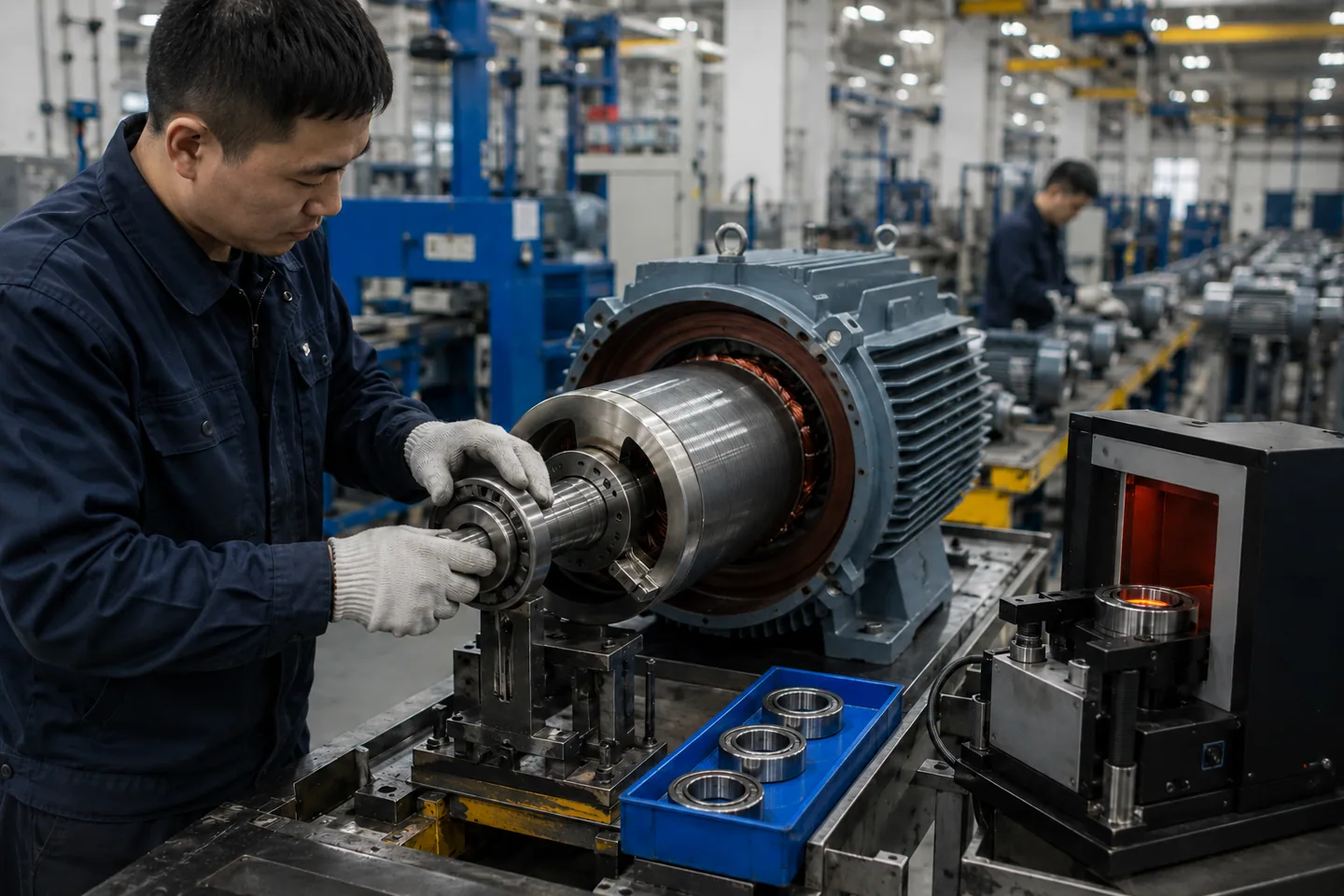 Electric Motor Bearings application